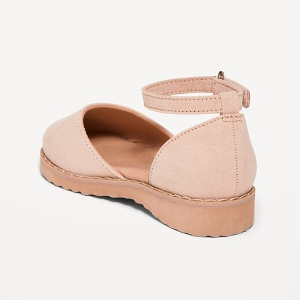 Old Navy Faux-Suede Mary Jane Sandals for Little Girls in Warm Khaki